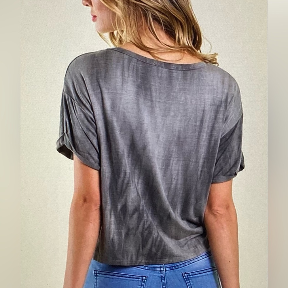 Saints & Hearts “Not my first rodeo” Crop Tee - Picture 4 of 9
